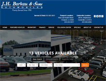Tablet Screenshot of barkau.com